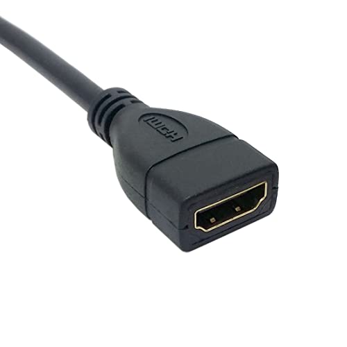 удлинительный Кабел chenyang CY HDMI, HDMI 1.4 от мъжа към Жената, Удлинительный кабел под ъгъл 90 Градуса Наляво 0,5 м