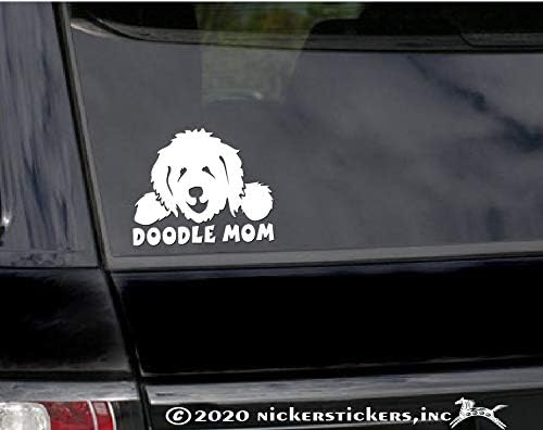 Vinyl Стикер На Прозореца На Doodle Mom | NickerStickers® Пудел Микс Куче