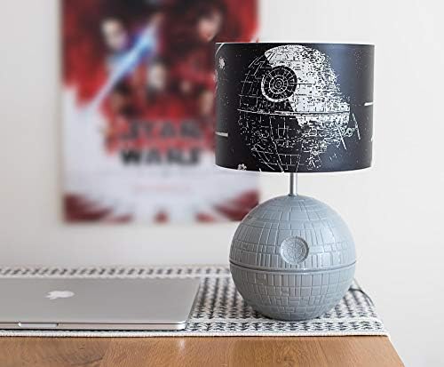 3D Сензорна Лампа Междузвездни войни Звездата на Смъртта|Светодиодна Настолна Лампа С Напечатани Абажуром Звездата на Смъртта | USB-Лампа | 14 Инча