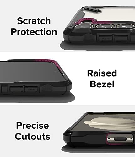 Ringke Fusion-X [Двойно покритие против надраскване] е Съвместим с Samsung Galaxy S23 Plus 5G Case, Повишен Броня, Прозрачна Твърда