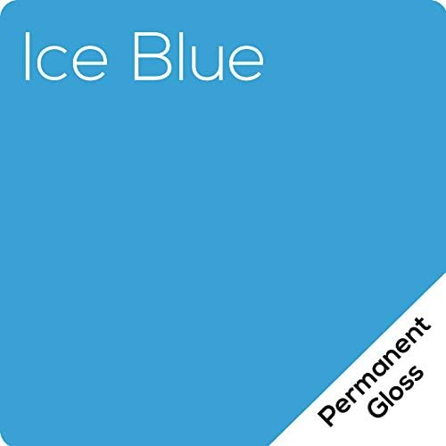 (10) Листове 12 x 12 - Винил лепило Oracal 651 Ice Blue Craft за рязане, Силует, Cameo, Занаятите Cutters, принтери и стикери -