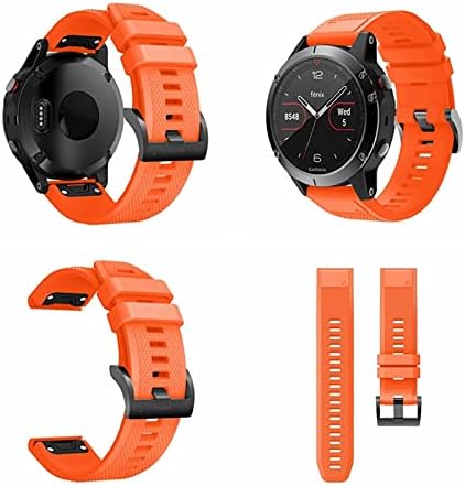 KANGDD 26 22 20 ММ Силикон Каишка За Garmin Fenix 6 6S 6X Pro 5 5S 5X Plus Быстросъемный Каишка За Часовник