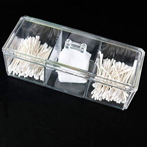 UXZDX Ковчег за Бижута CUJUX-Прозрачна Пластмасова Кутия За Съхранение на Преносим Прозрачен Органайзер за Лекарства, Държач с Разделители