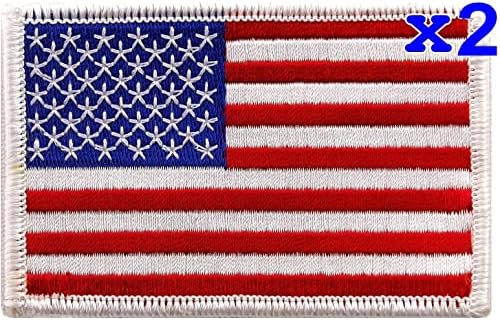 YukaBa Опаковка от 1 САЩ Логото на Американското, бродирана нашивка, пришитая желязо Приложението 3,4 x 2,1