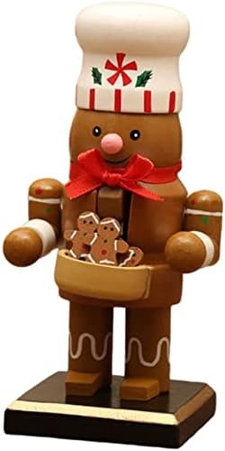 Joylern Коледен Лешникотрошачката Войници Дървени Орнаменти във формата на Щелкунчика Коледна Фигурка Щелкунчика за Коледна украса,