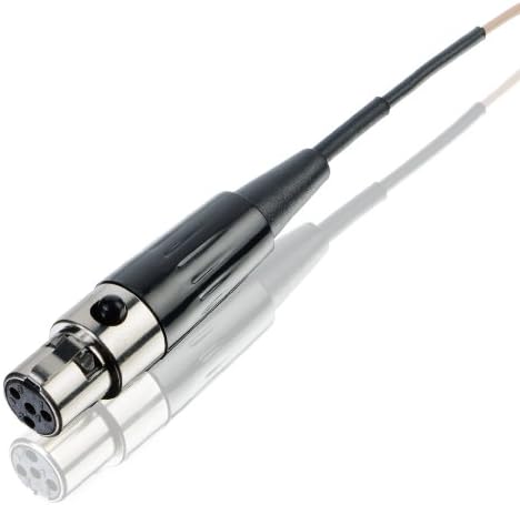 Countryman E6DW6B1RV Пружинистые слушалки E6 насочени действия с кабел с дължина 1 мм за предаватели Revolabs (черен)