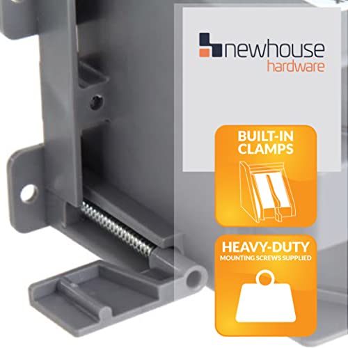 Кутия за електрически контакт, на старата работа, PVC Newhouse Hardware на 1 комплект (48 броя в опаковка) | 14 куб. инча. Пластмасов Разпределителните кутия за ключове, GFCI или Дву