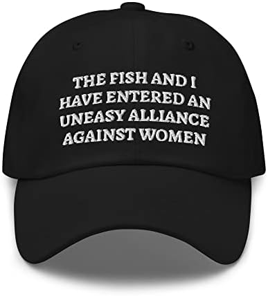 Рибка и аз Сключихме Трудна Съюз Срещу Дамски шапки (Бродирана папина шапка)