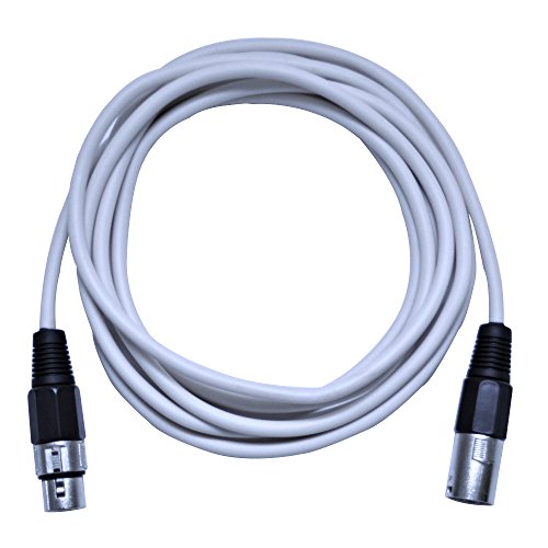 Сеизмичен аудио кабел SAXLX-2White Бял 2-подножието кабел XLR-XLR