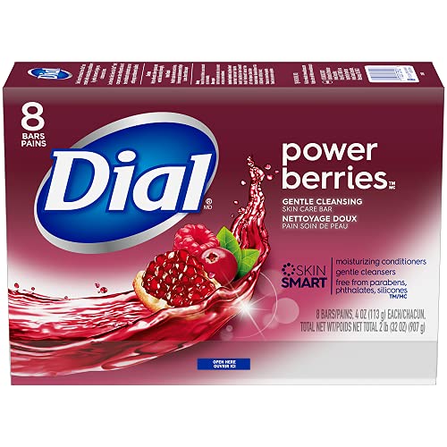 Сапун за грижа за кожата Dial, Power Berries, 4 Грама, 16 Блокчета