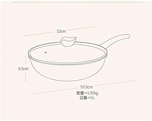 ZLXDP Здравословна Традиционна Тенджера За Готвене на Тиган Делото Индукционная Печка Газова Тиган Тиган Тиган Кухненски Принадлежности