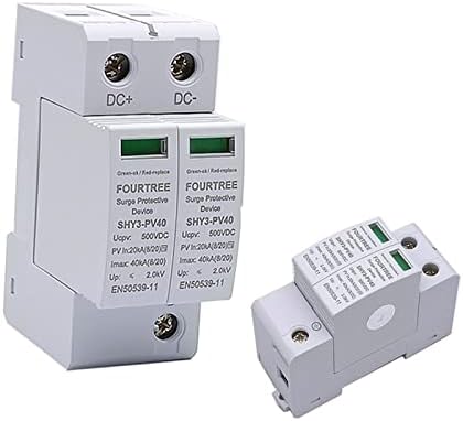 Защита от пренапрежение EZZON PV 2P 500VDC 3P 1000VDC Битово устройство SPD Домакински ключа Система за комбиниране на слънчевата
