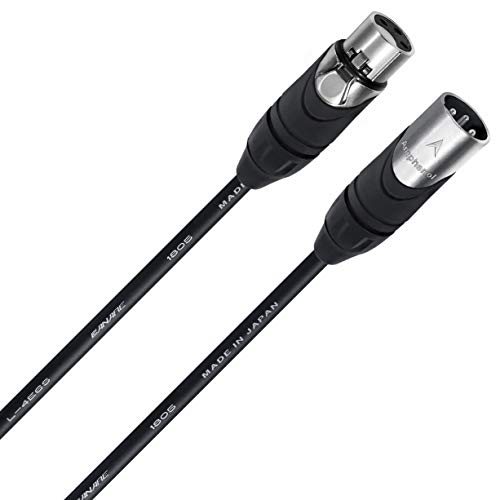 Двухфутовые Микрофонные кабели Canare L-4E6S, Star Quad Balanced за мъже и жени с части за свързване, Amphenol AX3M и AX3F Silver