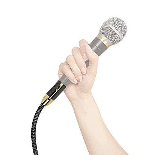 XLR Микрофон, кабел EMK XLR штекерно-XLRженский 3-Пинов Балансиран Behringer смесване конзоли Кабел за слушалки Еквалайзер Кабел микрофонного предусилителя е Съвместим с аку