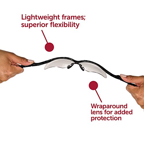 Защитни очила KleenGuard™ V30 Nemesis™ (25685) с противотуманным покритие KleenVision™, лещи за помещения и на улицата, черна дограма,