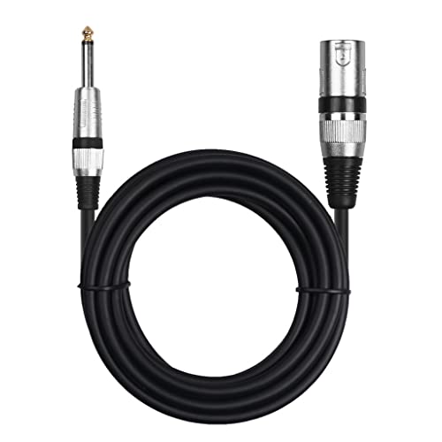 Дебел жак за Микрофонного кабел 6,35 mm 6,5 mm Plug към XLR 6,3 мм, аудио кабел С 1/4Говорител Китара Усилвател AMP