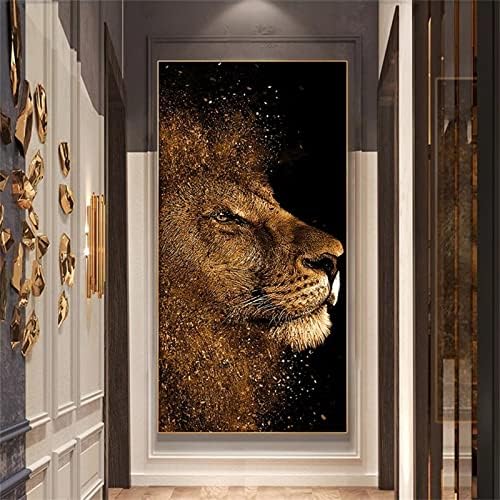 Животни Лъвовете Комплекти За Диамант Живопис, 5D САМ Диаманти в Грах Изкуство за Възрастни Пълна Тренировка през Цялата Скъпоценен