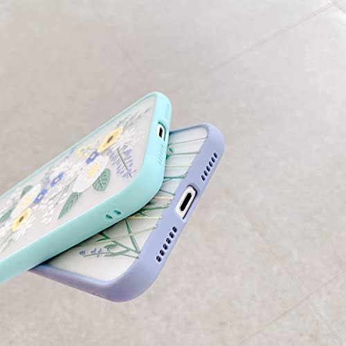 Най-Съвместим калъф за iPhone 14 Plus с прозрачно матово покритие на задния панел за КОМПЮТРИ, 3D-Момичета с цветен модел и лека броня от TPU, Защитен Силиконов Тънък устойчи