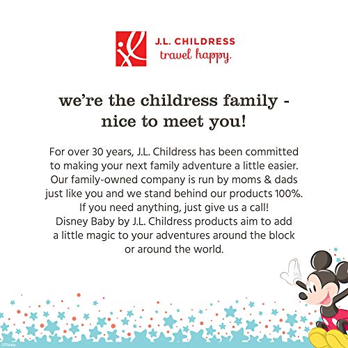 Преносим Промяна на мат за цялото тяло Disney Baby by J. L. Childress, цвят Слонова кост, с Мики и Мини маус, 19x30 инча (1 опаковка)