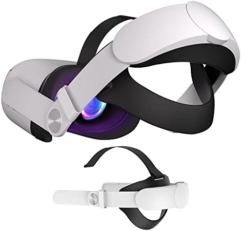 Каишка Bioherm Elite за аксесоари Oculus Quest 2, Регулируеми и лесен главоболие каишка за подобряване на подкрепа и балансиране