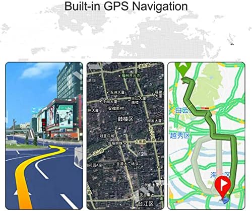 Aramox Автомобилен GPS Навигационен екран, Carplay GPS Навигация 9 инча 2G RAM 32G ROM за Android 11 Система Стерео Радио с HD Камера