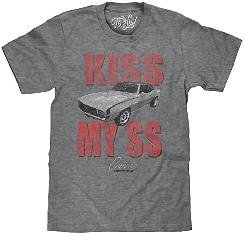 Тениска Luv Chevy Camaro - Тениска с изображение на автомобил Kiss My Chevrolet SS