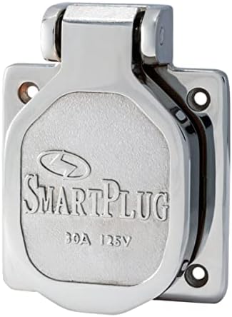 SmartPlug BM30NT, Вход дупка от неръждаема стомана с капацитет 30 Ампера 125 По-Стоки и аксесоари Shorepower за Вашия парусника,