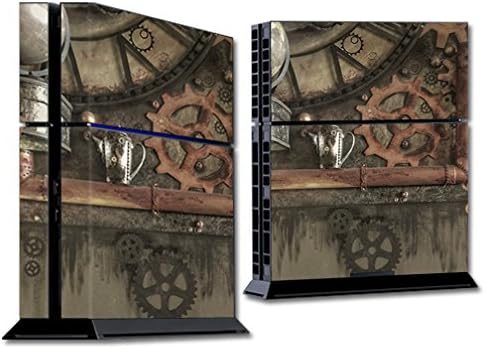 Кожата MightySkins, съвместим с конзола Sony PS4 - Steam Punk Room | Защитно, здрава и уникална vinyl стикер | Лесно се нанася,