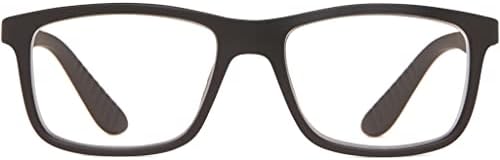Очила за интензивна терапия ScreenVision Blue Светло сини леки очила за четене - квадратни матово черно - Lucas - +2,00