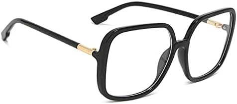 стилни ретро квадратни очила за четене за жени, синя светозащитная рамки за очила голям размер, по-големи лещи