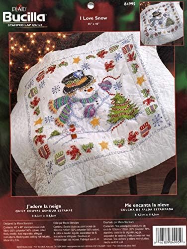 Буцилла - Обичам Комплект Стеганого одеяла От Сняг, Отпечатан върху Коленете 84995