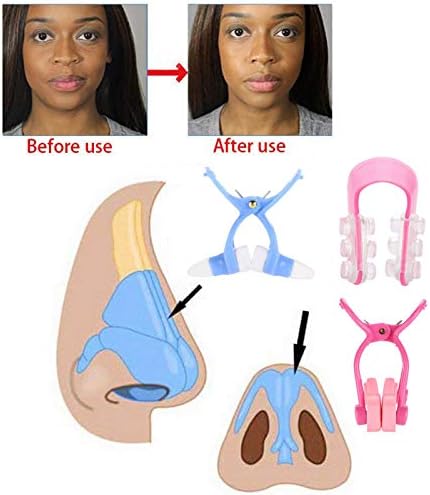 Комплект Скоби за стягане на носа, 3 бр./компл., Масажор за носа, Ролка, по-Тънък за Корекция на моста на носа, Набор от Инструменти
