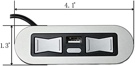 Uetmulik Power Recliner Подемни Стол Emomo 5 Кнопочное 5 лице за Контакти Ръчно Управление Модел HX90HU Смяна на USB