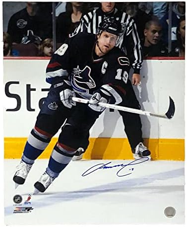 МАРКУС NASLUND Подписа снимка Ванкувър Канъкс 16 x 20 - 79135 - Снимки на НХЛ с автограф