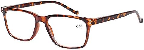 JOSCHOO, 5 опаковки Очила за четене, Мъжки И Женски, на пролетта панти, Удобни Очила за четене (на 5 групи, 2,0)