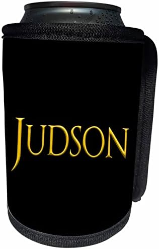 3дРоуз Judson често срещано име за новородени момчета в Америка. Свети жълт цвят. - Опаковки за бутилки-охладители (cc-362770-1)