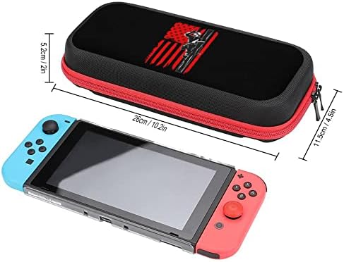 Калъф за носене American Lineman Switch, Съвместими с Nintendo Switch, Защитен Твърд Калъф, Преносима Чанта с 20 Игрални Касети