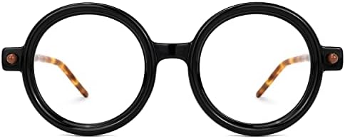 Zeelool Реколта Дебели Кръгли Рамки за Очила за Жени и Мъже с безрецептурными Прозрачни лещи Enver ZJGX633614
