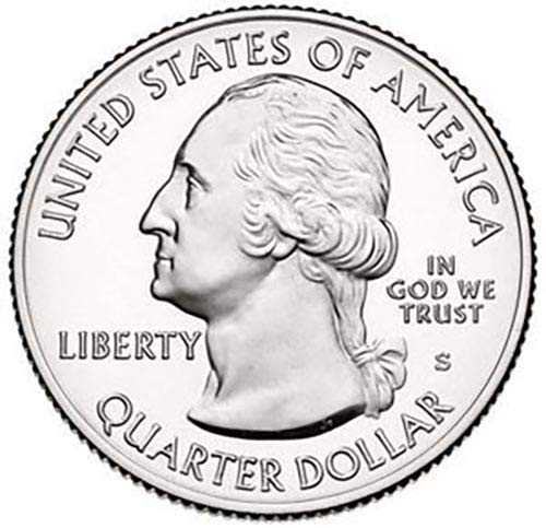 2014 P, D, S BU Национален парк Грейт Смоуки Маунтинс NP Quarter Choice Комплект от 3 монети, Монетен двор на САЩ, без да се прибягва