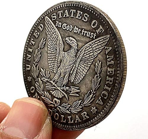 Копирна Монета 1893 Година Лутане Монета Вълк Куче, Коза Везни Любима Монета Възпоменателна Монета Сребърно Покритие Щастливата