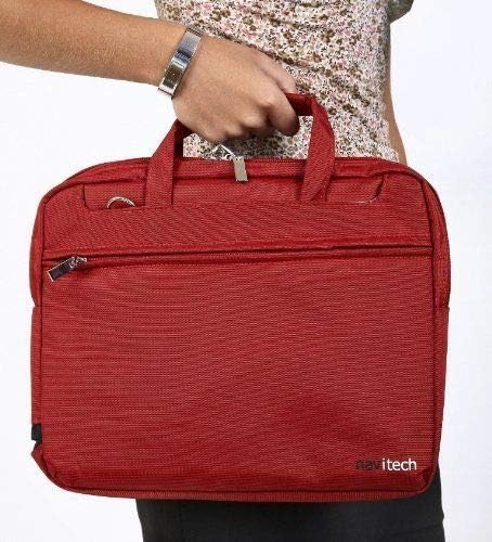 Калъф /чанта за таблет Navitech Red, който е Съвместим с впръскване на графичен таблета Coovee 10 Инча Digital Ewriter