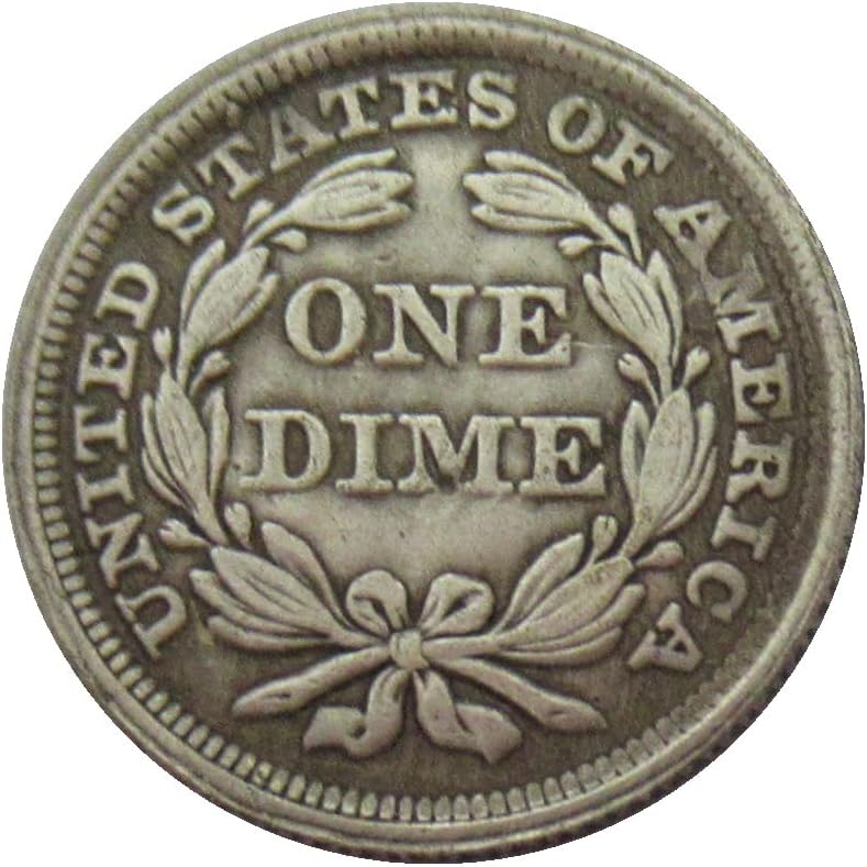 Американски Флаг 10 Цента 1854 Г., сребърно покритие Копие на Възпоменателни монети