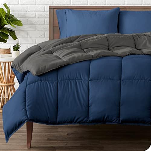 Стеганое одеяло Bare Home Twin /Twin Extra Long - Сменяеми цветове - Алтернатива на гусиному топола - Ультрамягкое - Серия Premium