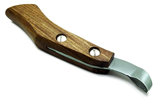 3 × Нож за копита 7,5 Малки инструменти за ковач с дървена дръжка, инструменти премиум-клас, актуализиран фигура