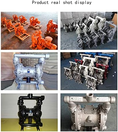 Пневматичен мембранен помпа Коррозионностойкий въздушна помпа от неръждаема стомана С мембрана от PTFE За помпа за гъсти течности,
