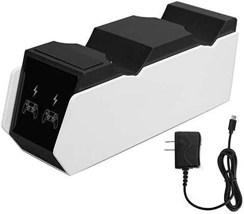 Високоефективна зарядно устройство за контролер за бързо зареждане PS5 Поставка за зарядното устройство Лесно с led индикатор Проста