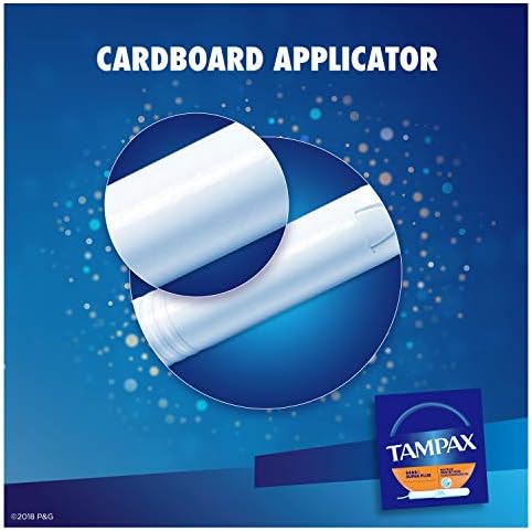 Тампони-апликатори Tampax Картон, с висока попиваща способност, Без мирис, 20 парчета - Опаковка от 4 броя (общият брой на 80 броя)
