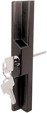 Разтегателна вратата Slide-Co 141860, Външна тяга с ключ, Черно/Molded по поръчка, Подходящи за 7 Различни дупки в центъра