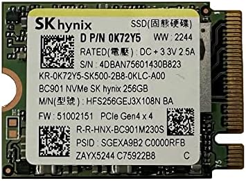 OEM SK Hynix BC901 256GB M. 2 PCI-e GEN 4X4 NVME SSD Вътрешен твърд диск 30 мм 2230 Форм-фактор M Key Steam Deck