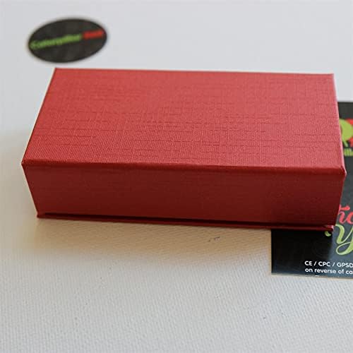 Подаръчни Кутии за презентации Caterpillar Red, 4 x Магнитни USB, Рубинен Цвят, Флаш памети, Преносими Памети, Сватбена USB кутия,